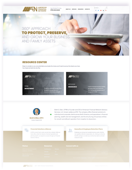 Financial Website Design